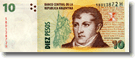imágen en miniatura del billete de 10 pesos
