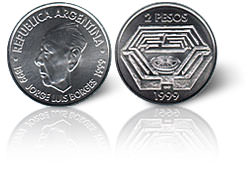 BCRA - Moneda Conmemorativa 40 años de Democracia