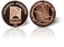 BCRA - Moneda Conmemorativa 40 años de Democracia