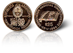 BCRA - Moneda Conmemorativa 40 años de Democracia