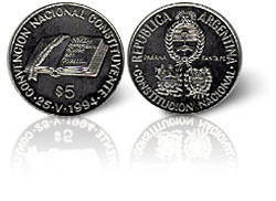 BCRA - Moneda Conmemorativa 40 años de Democracia