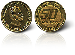 BCRA - Moneda Conmemorativa 40 años de Democracia