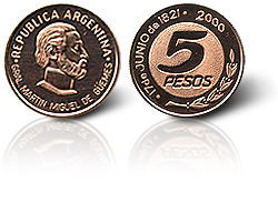 BCRA - Moneda Conmemorativa 40 años de Democracia