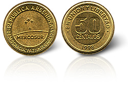 BCRA - Moneda Conmemorativa 40 años de Democracia