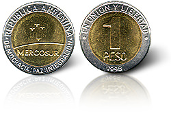 BCRA - Moneda Conmemorativa 40 años de Democracia