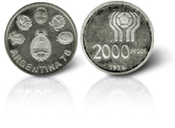 BCRA - Moneda Conmemorativa 40 años de Democracia