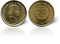 BCRA - Moneda Conmemorativa 40 años de Democracia