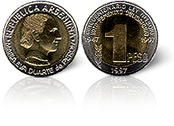 BCRA - Moneda Conmemorativa 40 años de Democracia