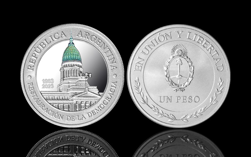 BCRA - Commemorative Coin 40 years of Democracy