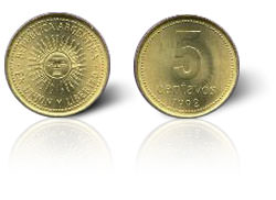 moneda 5 centavos 02 1992 dr
