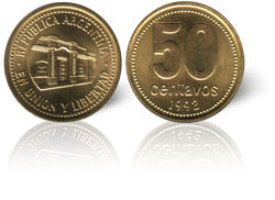 moneda 50 centavos 05 1992 dr