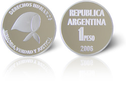 BCRA - Moneda Conmemorativa 40 años de Democracia