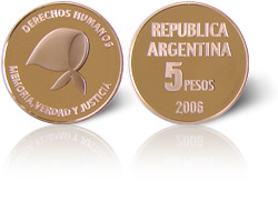 BCRA - Moneda Conmemorativa 40 años de Democracia