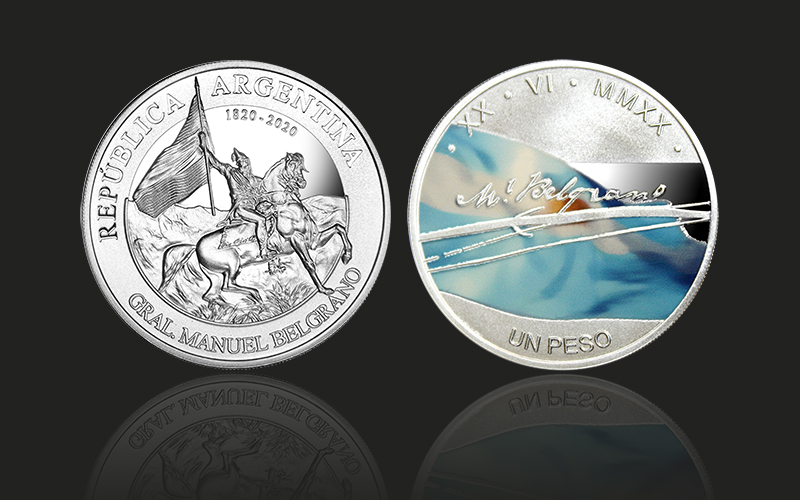 BCRA - Moneda Conmemorativa 40 años de Democracia